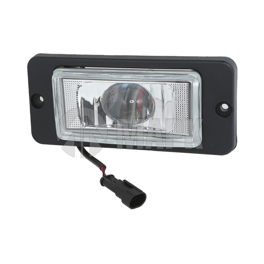 Фара противотуманная ЕВРО КАМАЗ (рестайл.) 1 LED LENS 12/24В 15W светодиодная (AMP разъем)